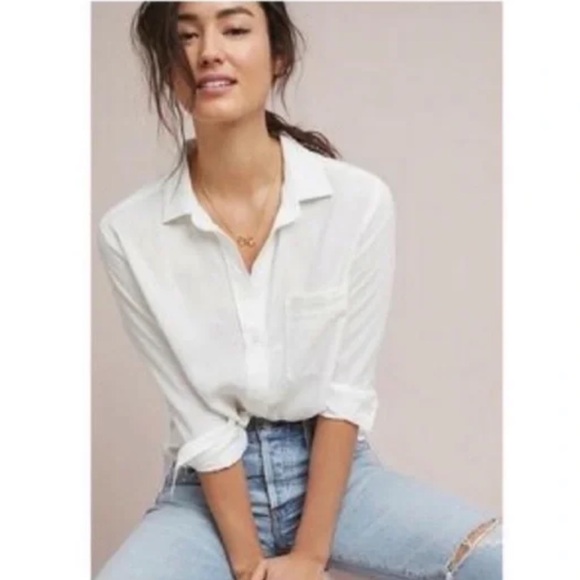 Anthropologie Cloth & Stone Button‎ Down Shirt. - Picture 3 of 10